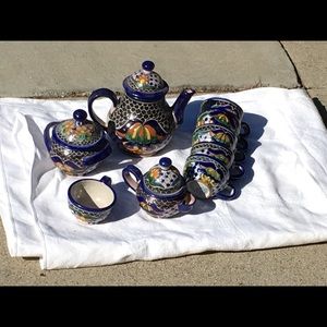 Talavera Coffee Set